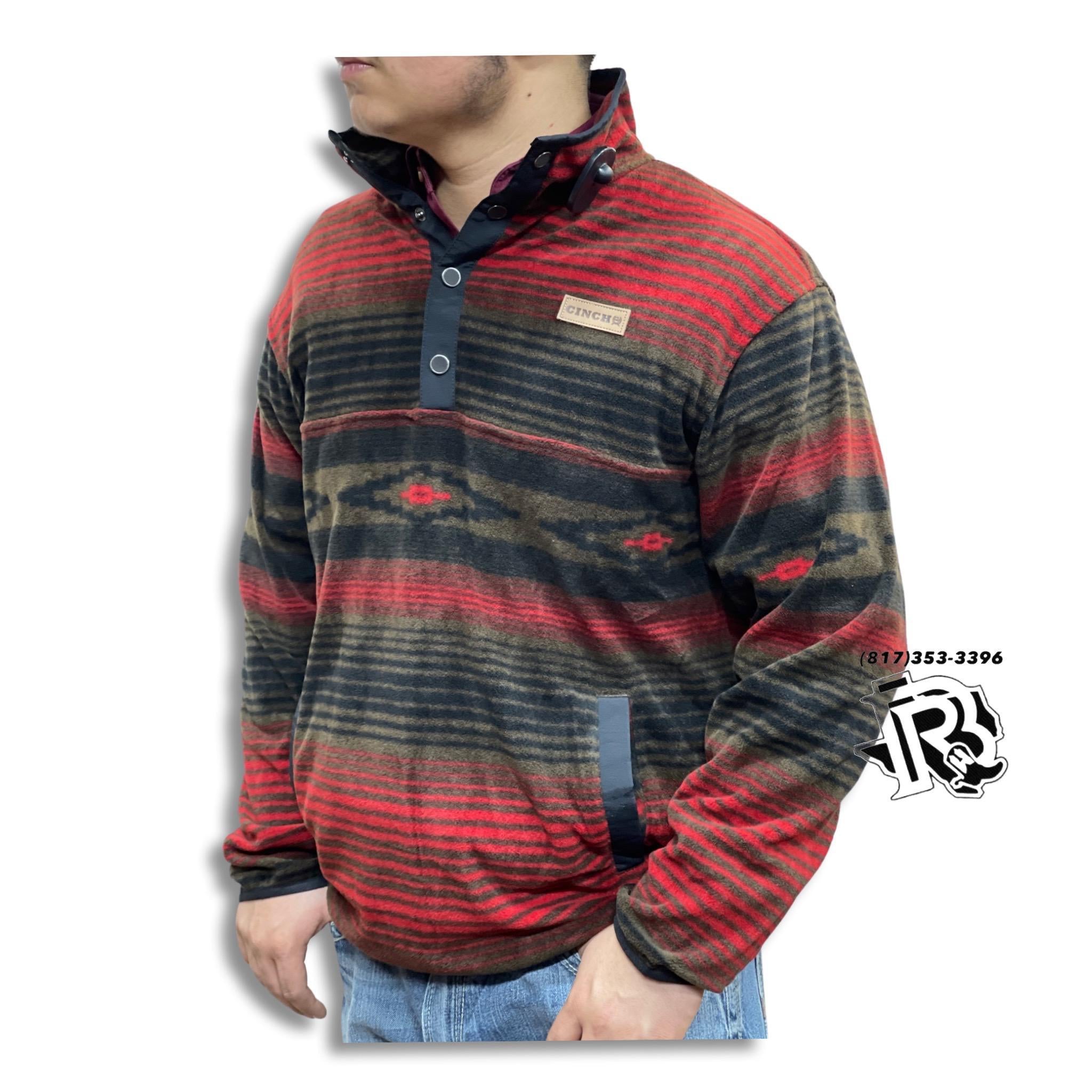 “ Brayden “ | MEN CINCH BROWN AND RED PULLOVER MWK1514012