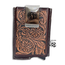 Load image into Gallery viewer, “ Lawless Reach “ | PRESSURE RELEASE LEVER TAN TOOLED LEATHER