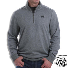 Load image into Gallery viewer, CINCH | Men&#39;s Grey 1/4 Zip Sweater Knit Pullover Sweatshirt