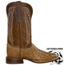 Load image into Gallery viewer, ORIGNAL OSTRICH FELIX | TONY LAMA MEN SQUARE TOE WESTERN BOOT