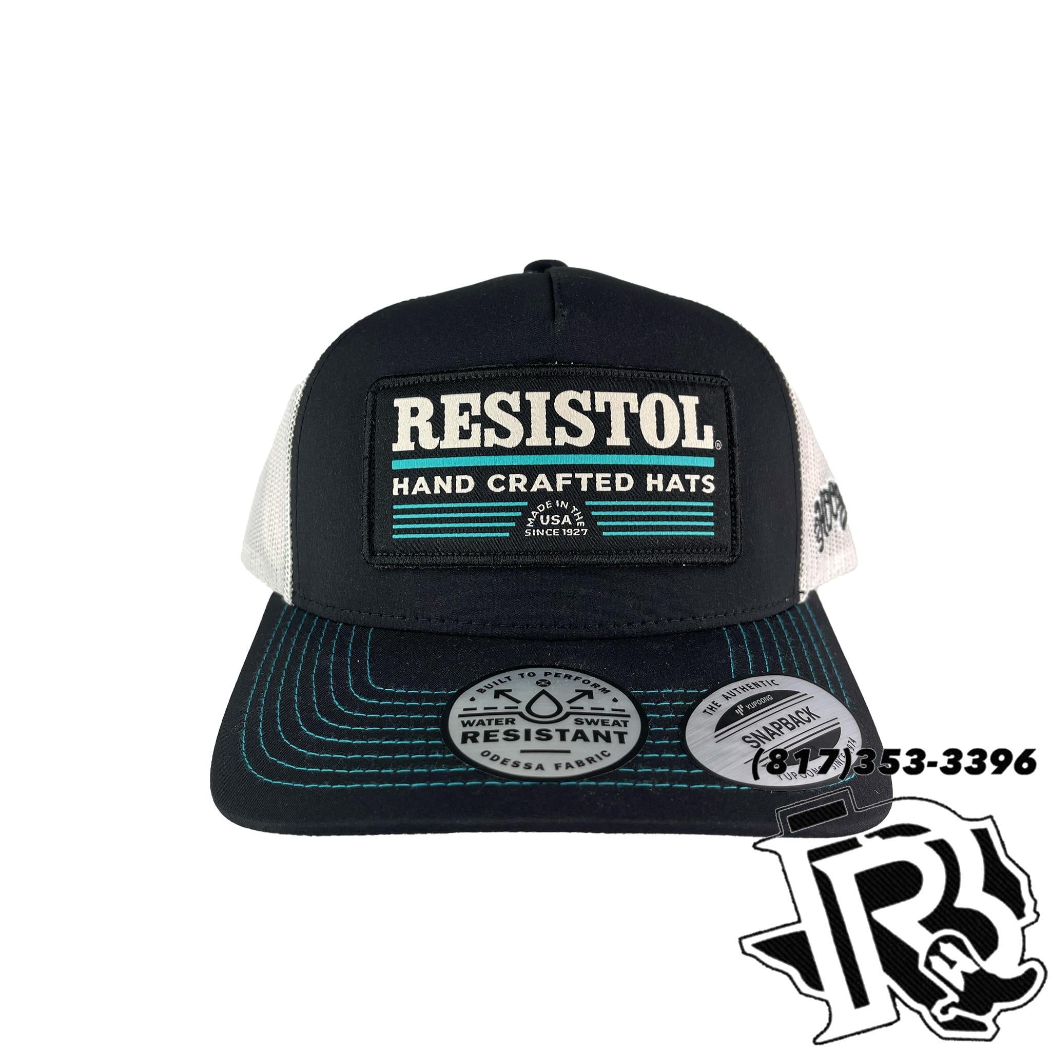 HOOEY CAPS | RESISTOL BLACK/WHITE