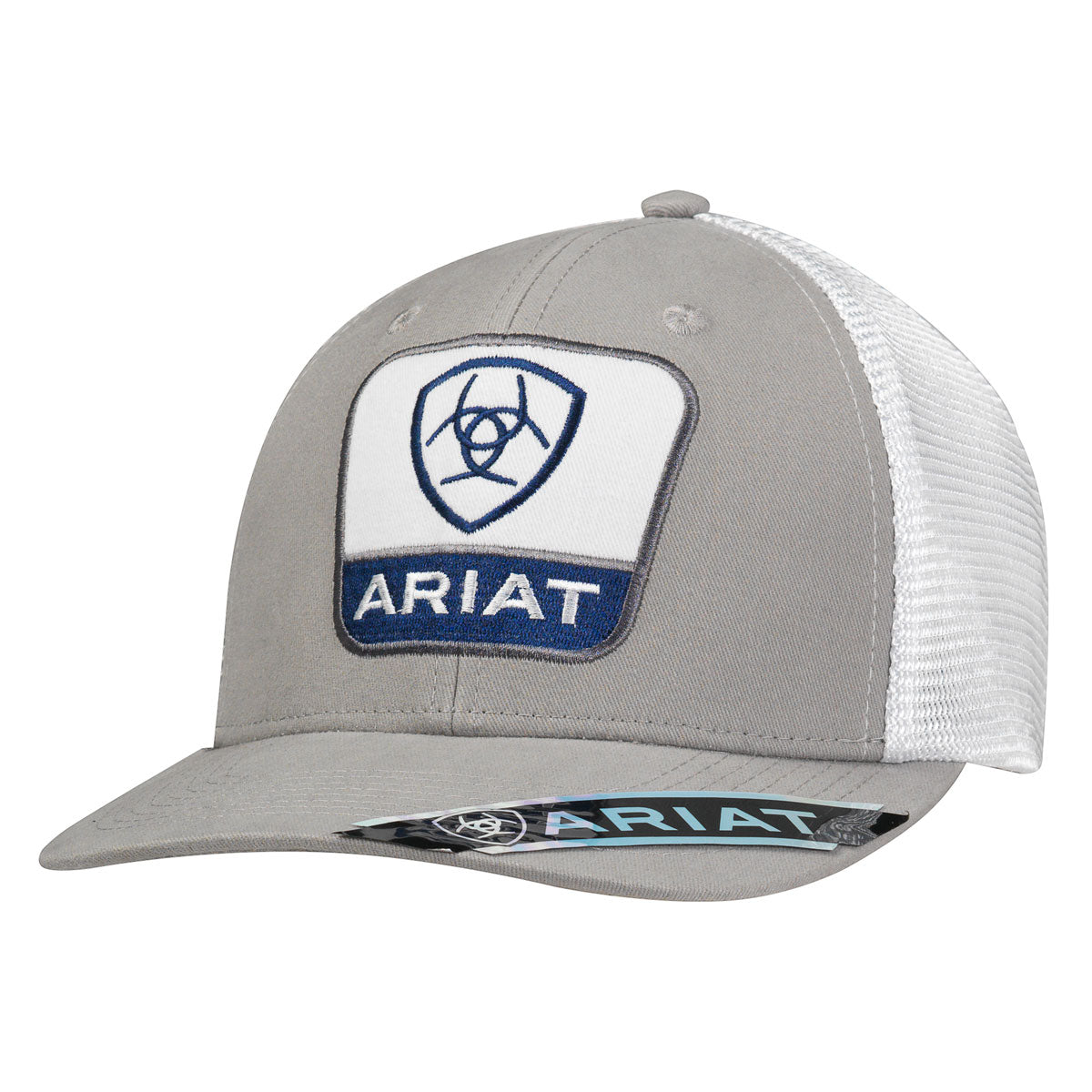 ARIAT MENS SB SQUARE CENTER PATCH GY 1514506