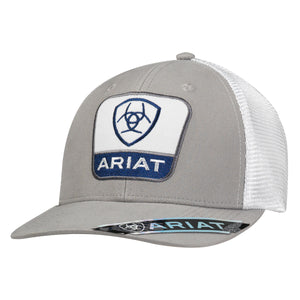 ARIAT MENS SB SQUARE CENTER PATCH GY 1514506