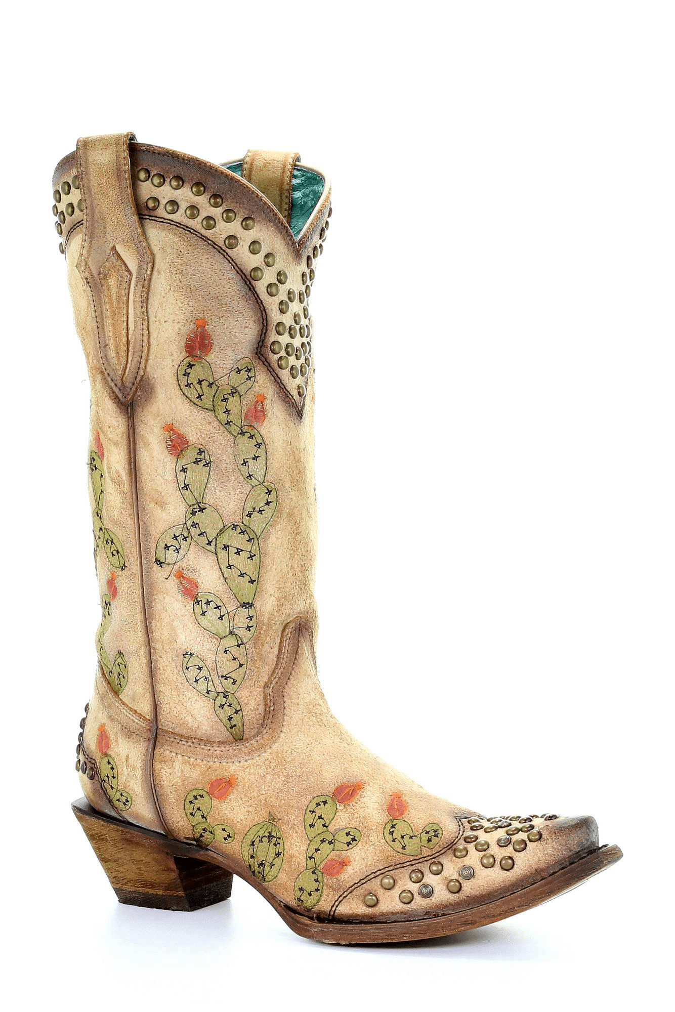 Corral Women s Nopal Cactus Western Boots C3463 Botas Rojero