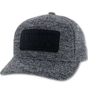 "CR57" Cactus Ropes Gray 5-Panel Flexfit with Black Logo - Youth CR057-Y