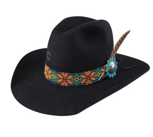 Charlie 1 Horse Women's Black Gold Digger Hat