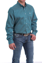 Load image into Gallery viewer, CINCH LONG SLEEVE SHIRT : TEAL MTW1104980