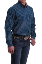 Load image into Gallery viewer, CINCH MENS LONG SLEEVE PRINT 4/20 - BLUE MTW1105008