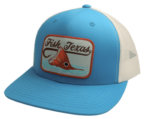 “Red Fish” – Cyan / White RDHC150
