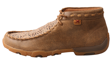 Twisted X Bomber/Nude Print Women’s Driving Moccasins WDM0080