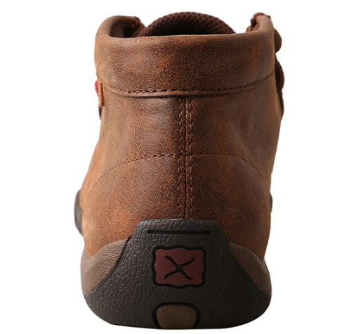 Moc Toe Twisted X Ladies Tooled Flowers Driving Mocs Twisted X Brown/Tooled Flowers Women’s Driving Moccasins WDM0081