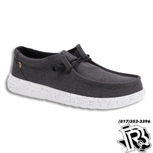 “ PAUL “ | BLACK MEN'S CASUAL CANVAS SHOE