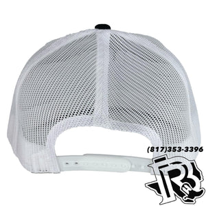 TOOLED LEATHER EDITION | BR CAP BLACK/WHITE