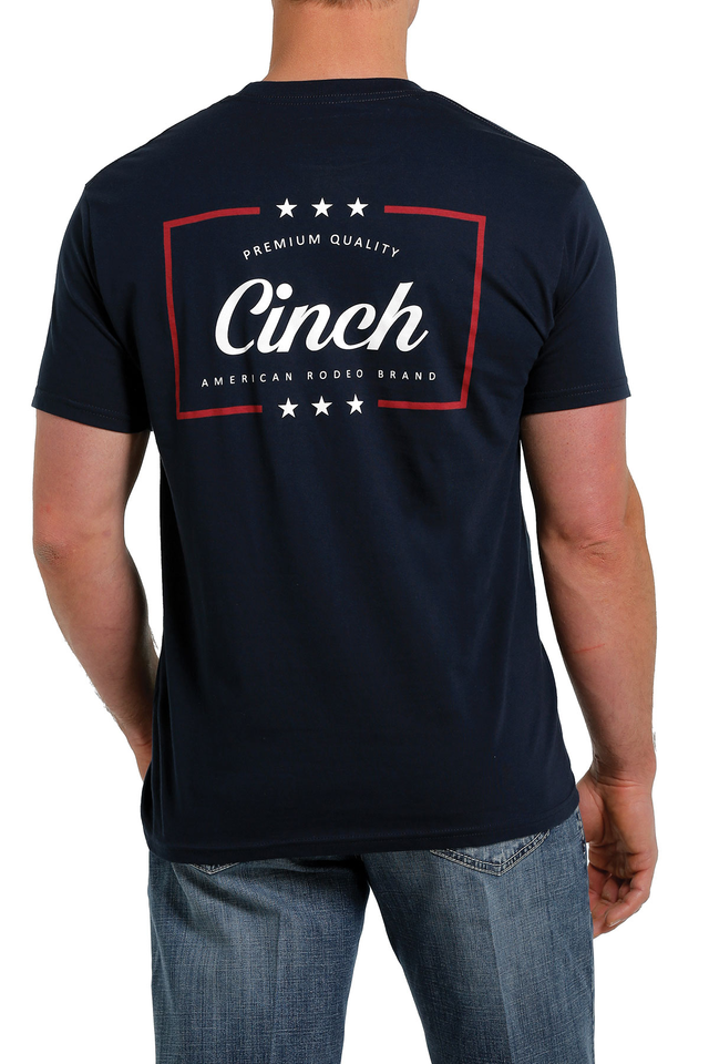 MENS CINCH NAVY TEE (MTT1690477)