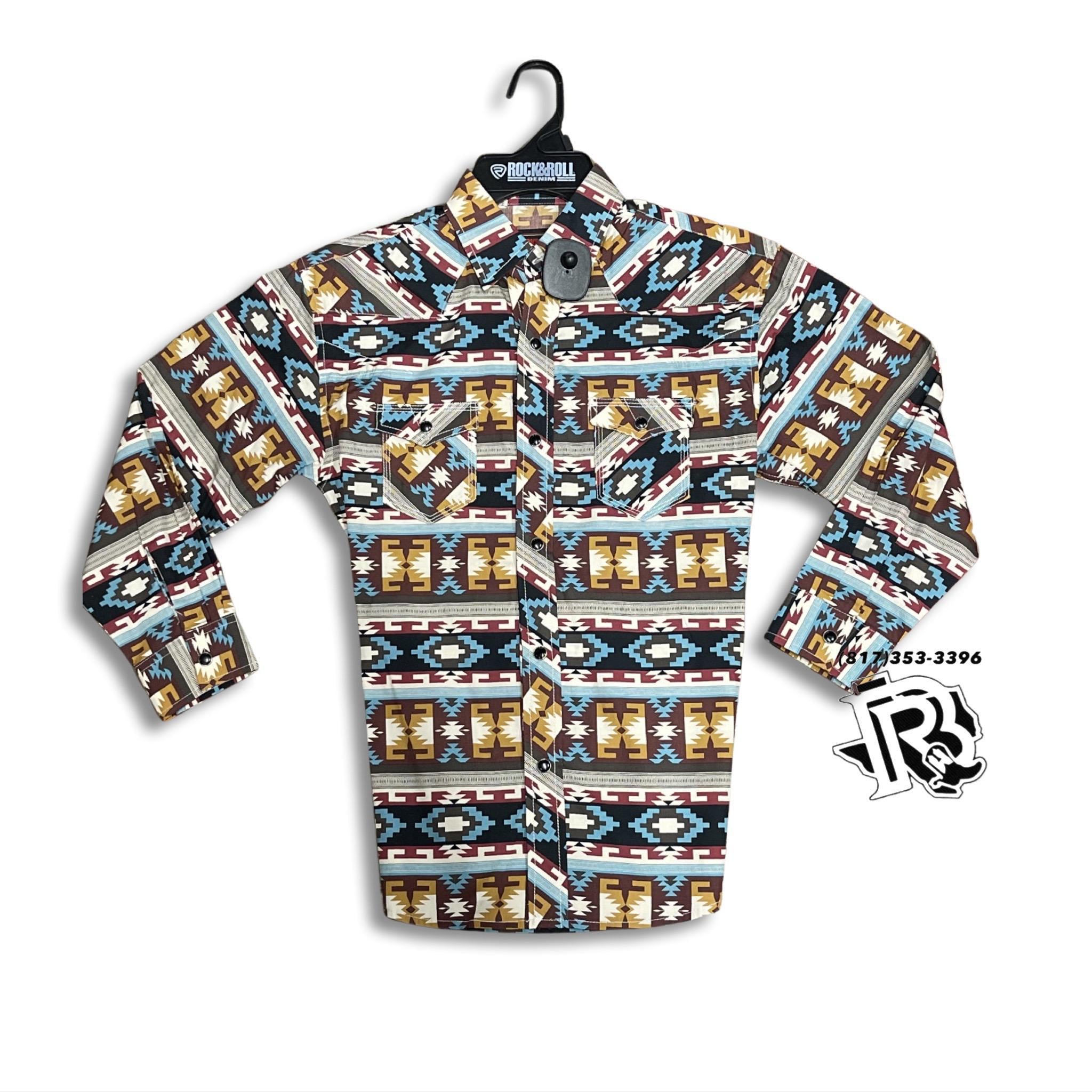 “ Juan “ | KID'S (ninos) WESTERN SHIRT LONG SLEEVE  B8S7079