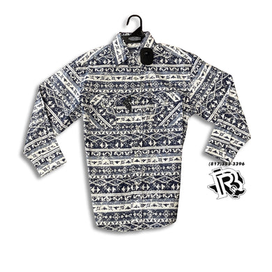 “ Max “ | KIDS (ninos)YOUTH WESTERN SHIRT BLUE  LONG SLEEVE RSBSOSRYTC