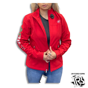 “ Violet “ | WOMEN ARIAT JACKET RED SOFT SHELL JACKET 10033526