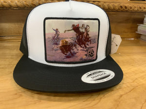 BR ROPING EDITION BLACK/WHITE/BLACK CAP