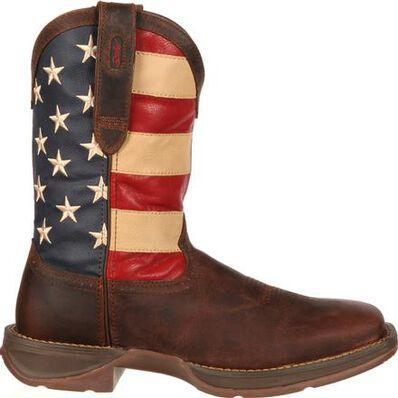 DURANGO NO STEEL | USA FLAG MEN WESTERN WORK BOOTS Db5554