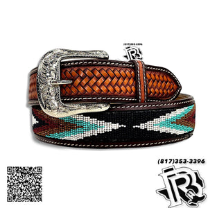 CHRISTIAN “ | MEN SOUTHERN WESTERN BEADED BELT KH-1119  display picture 2