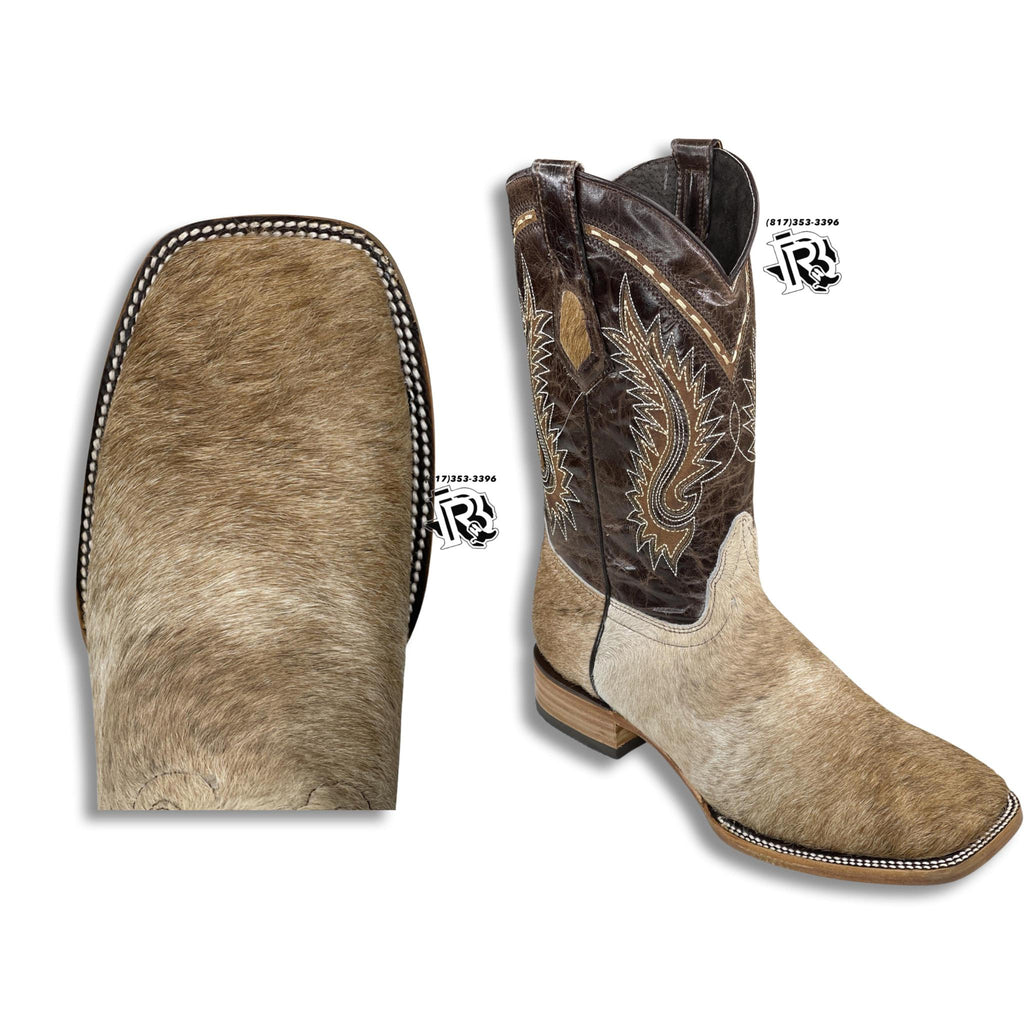 “ Kevin “ Light Brown | Men Western Square Toe Boots