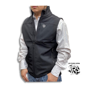 “ Dominic “ | ARIAT MEN WESTERN BLACK VEST SOFTSHELL 10028321