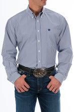 Load image into Gallery viewer, CINCH&#39;S MEN&#39;S ROYAL BLUE STRIPE BUTTON-DOWN WESTERN SHIRT