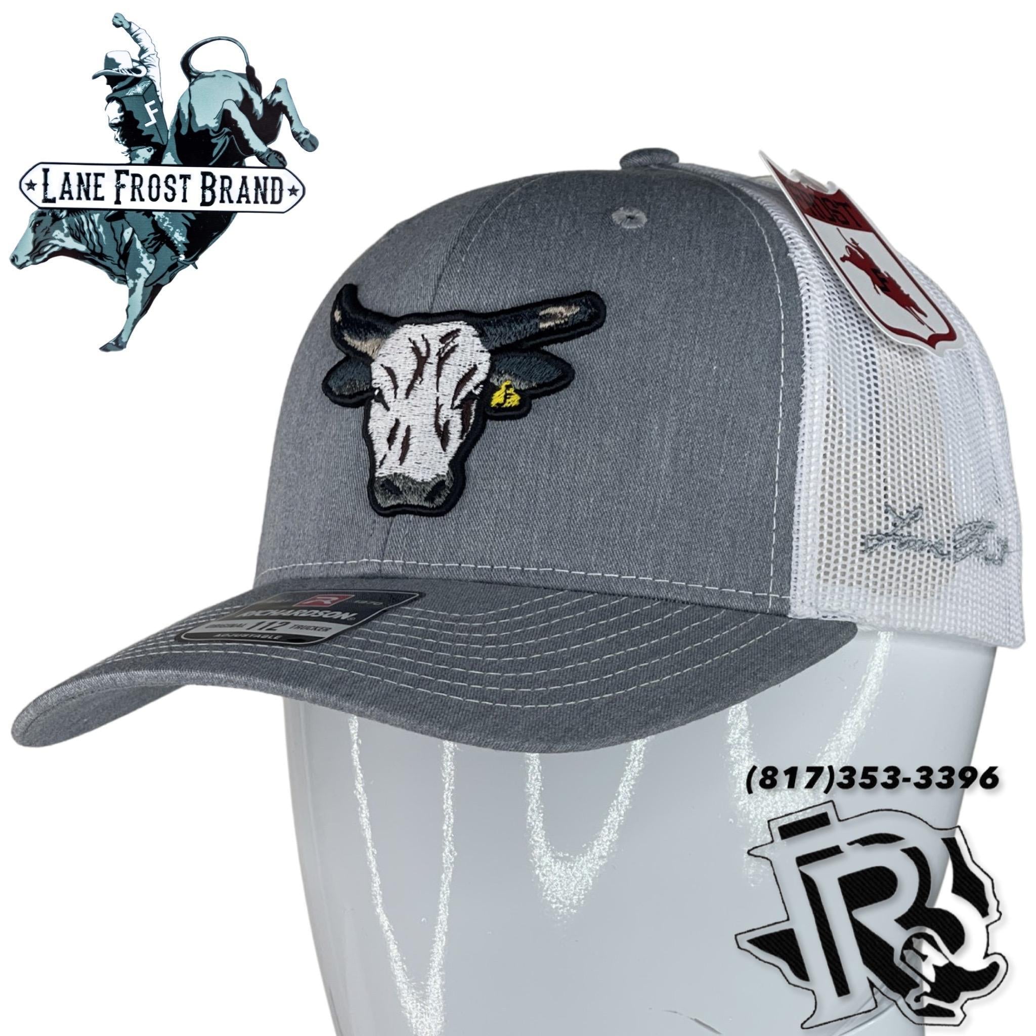LANE FROST CAP | BULL HEAD GREY