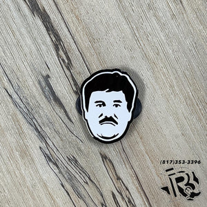 “ EL CHAPO “ | CAP OR HATS PINS BLACK WHITE