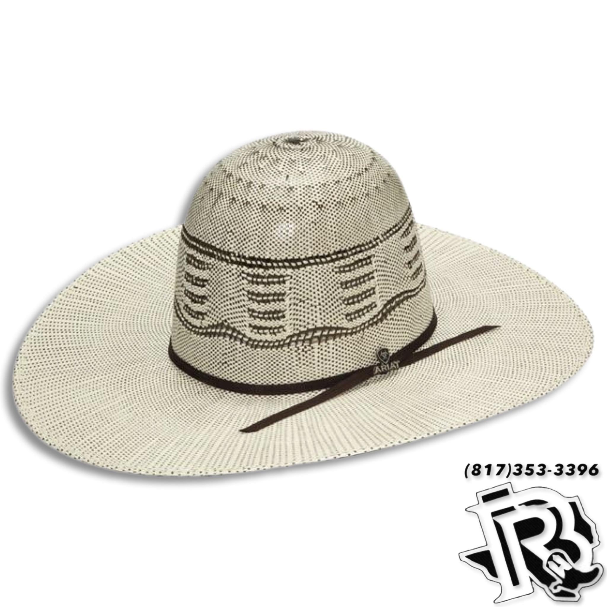 Ariat Bangora Men Straw Hat 4.5 inch brim A73188 6 3 4