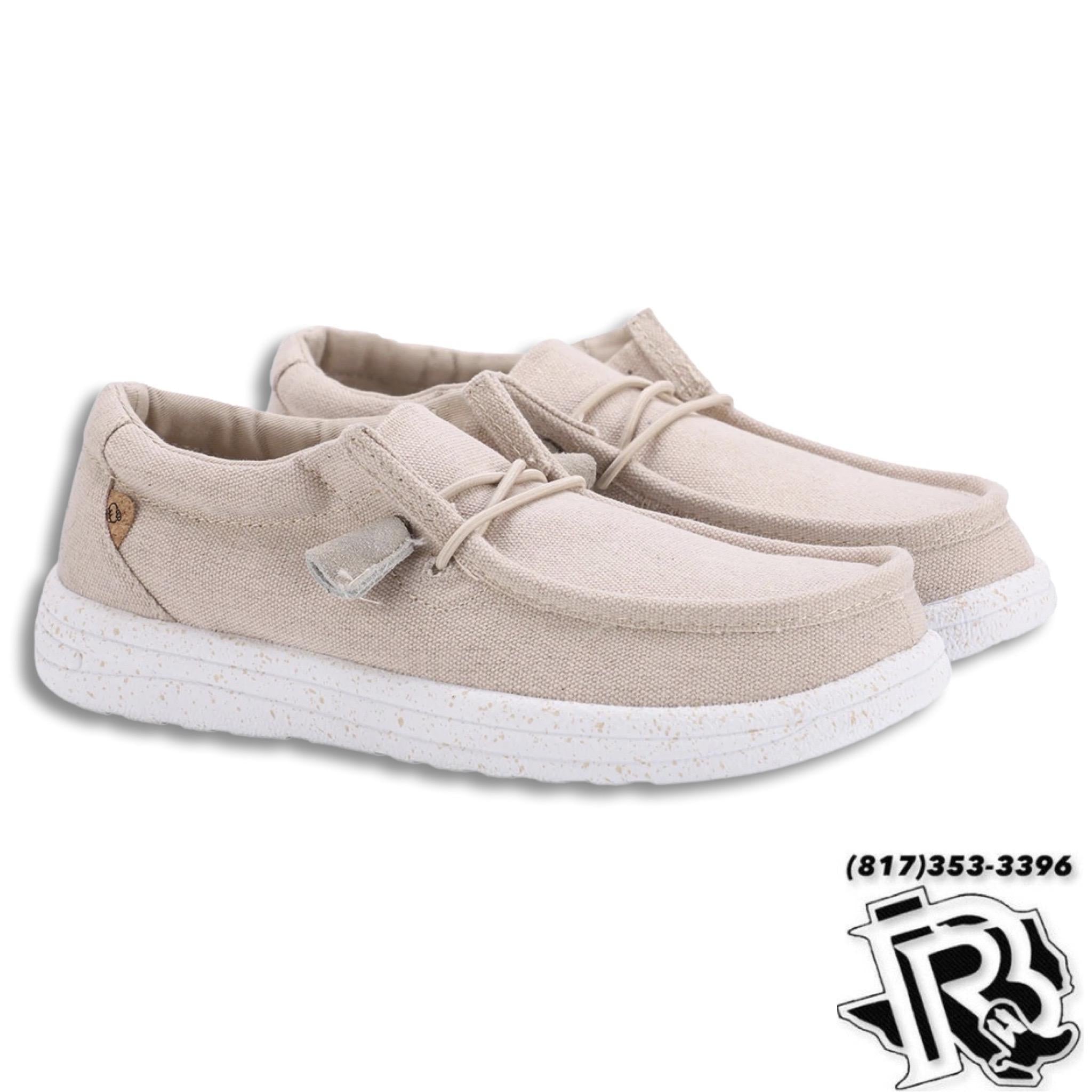 “ PAULA “ | WOMEN BEIGE CASUAL CANVAS SHOE