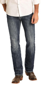 ROCK & ROLL DENIM Slim Fit Revolver Straight Leg Jeans M1R3403