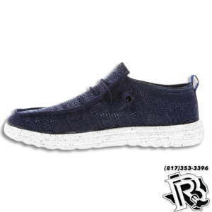 “ MICHAEL “ | NAVY MEN'S CASUAL CANVAS SHOE EM2034
