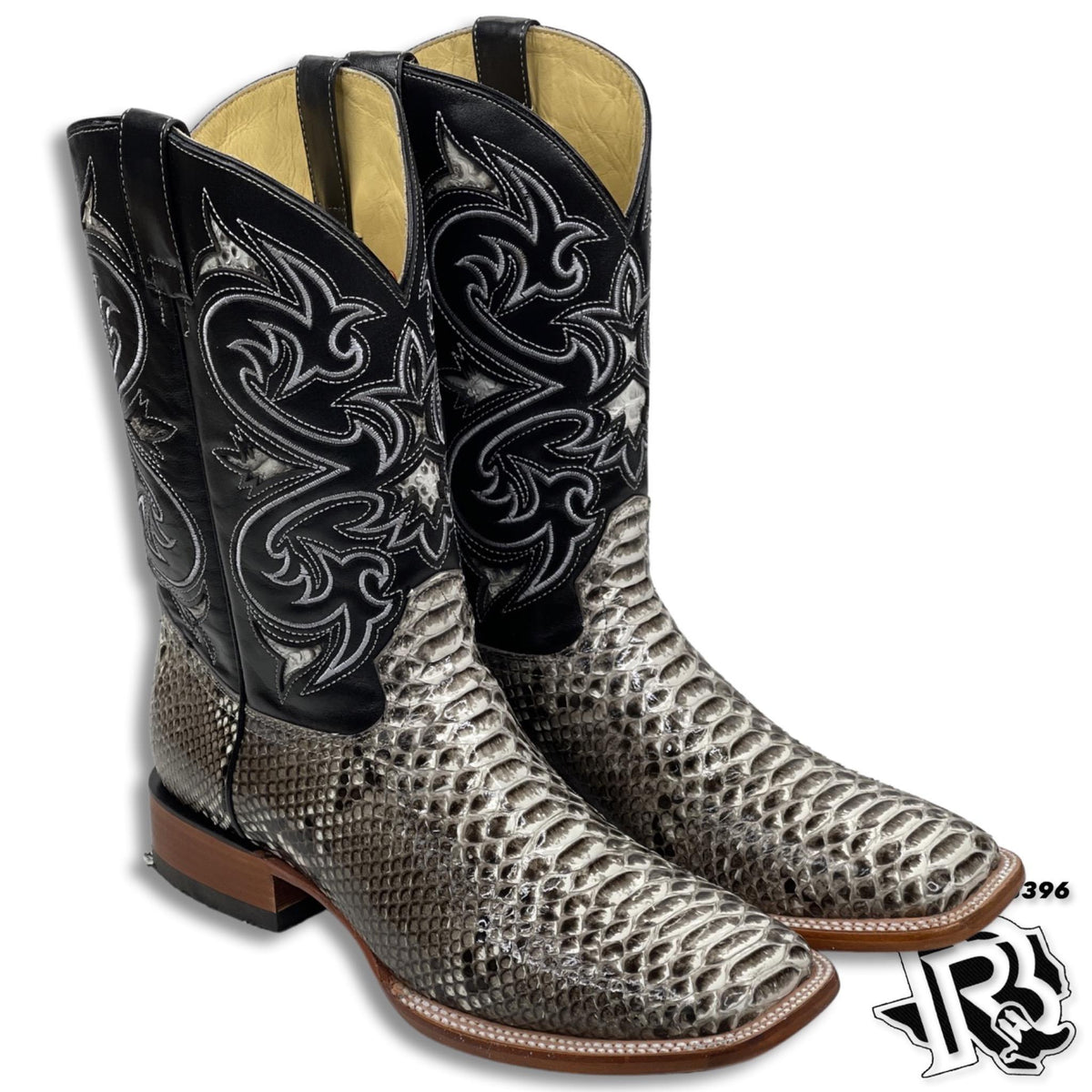 ORIGINAL PYTHON SNAKE | SQUARE TOE MEN BOOTS STYLE #1010 – Botas Rojero