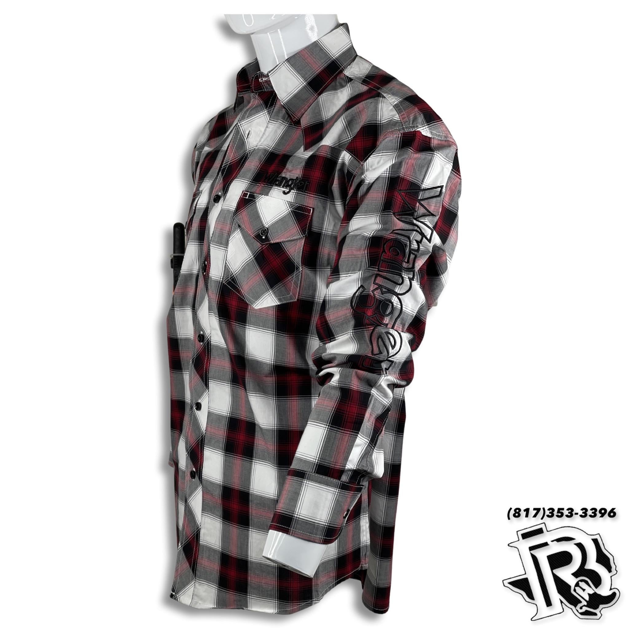 SQUARE PATTERN | MEN WESTERN WRANGLER SHIRT LONG SLEEVE