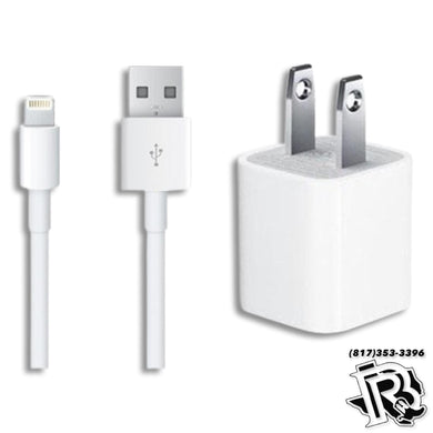 IPHONE CHARGER | USB WITH CABLE WITH WALL PLUG