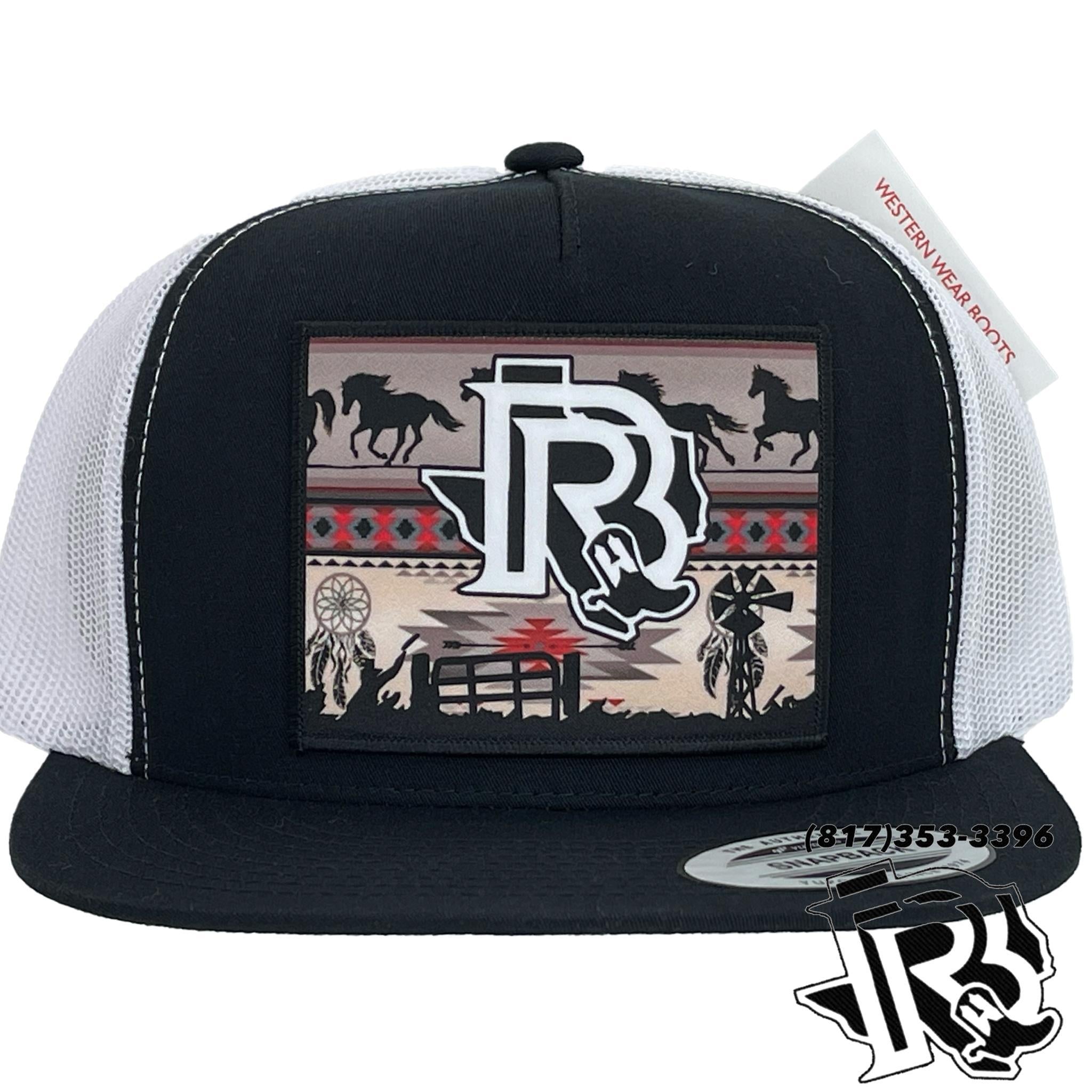 BR WILD WEST BLACK/WHITE CAP