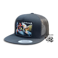 Load image into Gallery viewer, “ Cock Fight “ | MEN CAPS TRUCKER SNAP BACK WHITE
