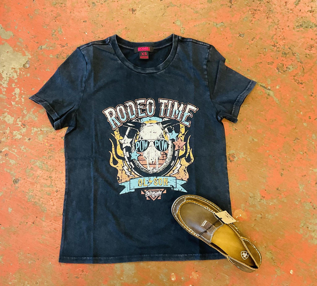 Women dale Brisby graphic tee black rock & roll | RRWT21R0YF