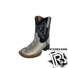 Load image into Gallery viewer, KIDS RATTLE SNAKE PRINT | KIDS SQUARE TOE BOOTS