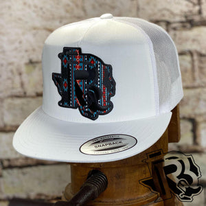 BR CAP : TEXAS VINTAGE EDITION  WHITE / WHITE BLACK PATCH
