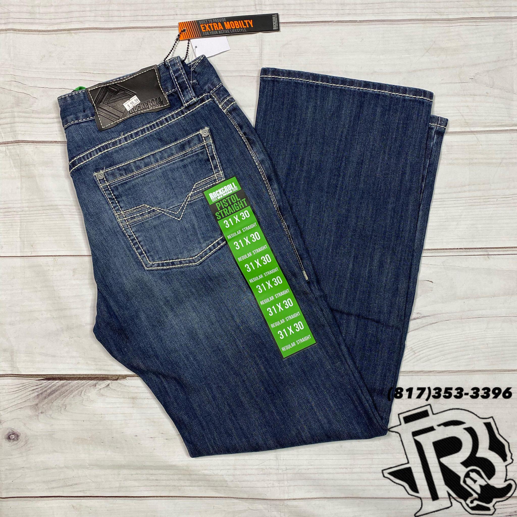Rock&Roll Regular Fit ReFlex Pistol Straight Leg Jeans