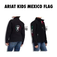Load image into Gallery viewer, “ Xander “ | KIDS (ninos) MEXICO LETTER JACKET BLACK 10043053