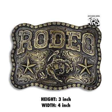 “ Rodeo Rustic “ | MEN WESTERN BELT BUCKLE SQUARE
