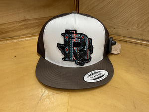 BR OUTLINE VINTAGE BROWN/WHITE/BROWN CAP
