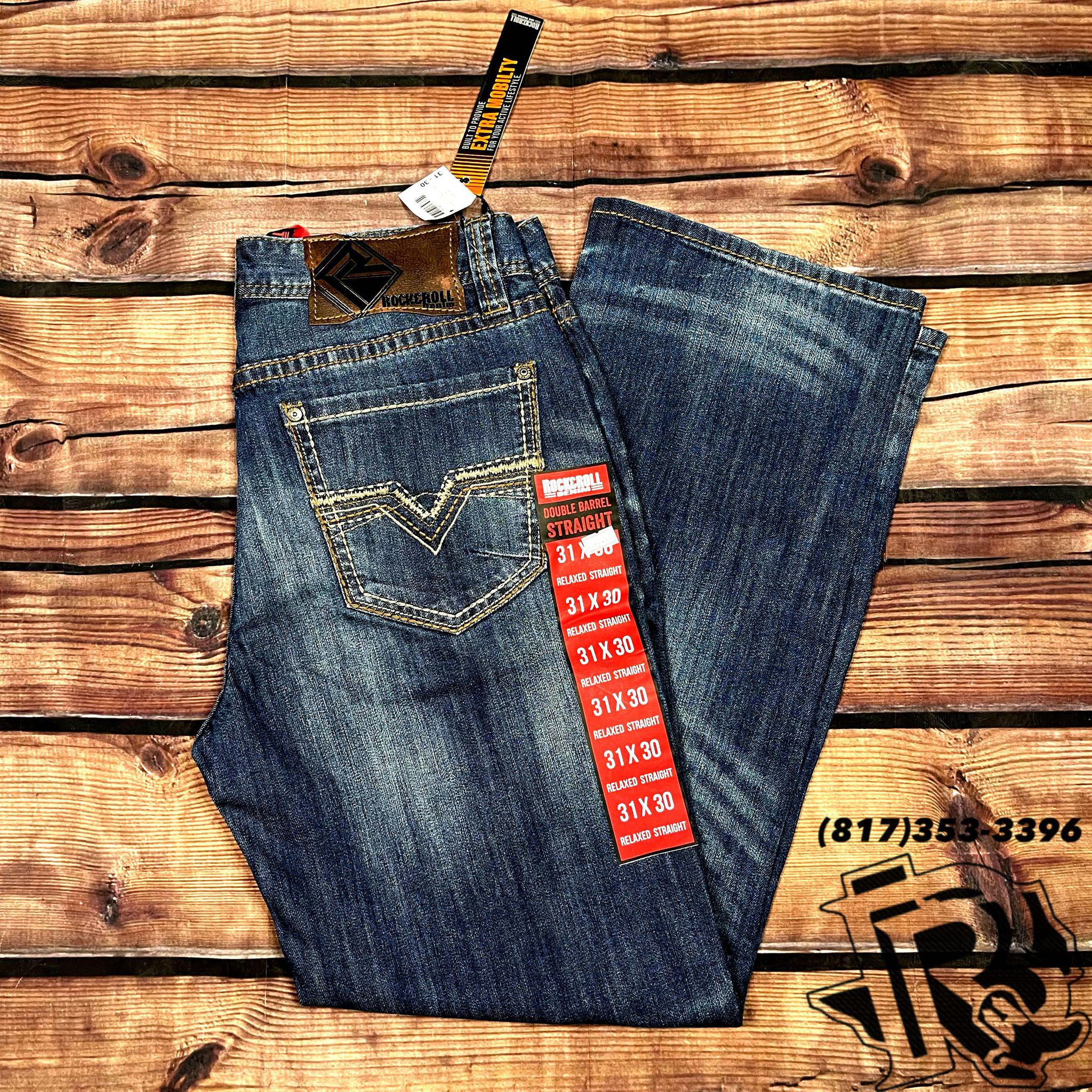 Rock and roll hotsell double barrel bootcut jeans