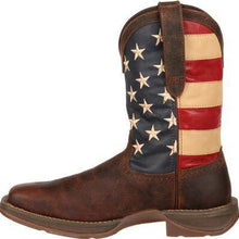 Load image into Gallery viewer, DURANGO NO STEEL | USA FLAG MEN WESTERN WORK BOOTS Db5554