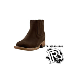Load image into Gallery viewer, BROWN | KIDS SQUARE TOE BOOTS