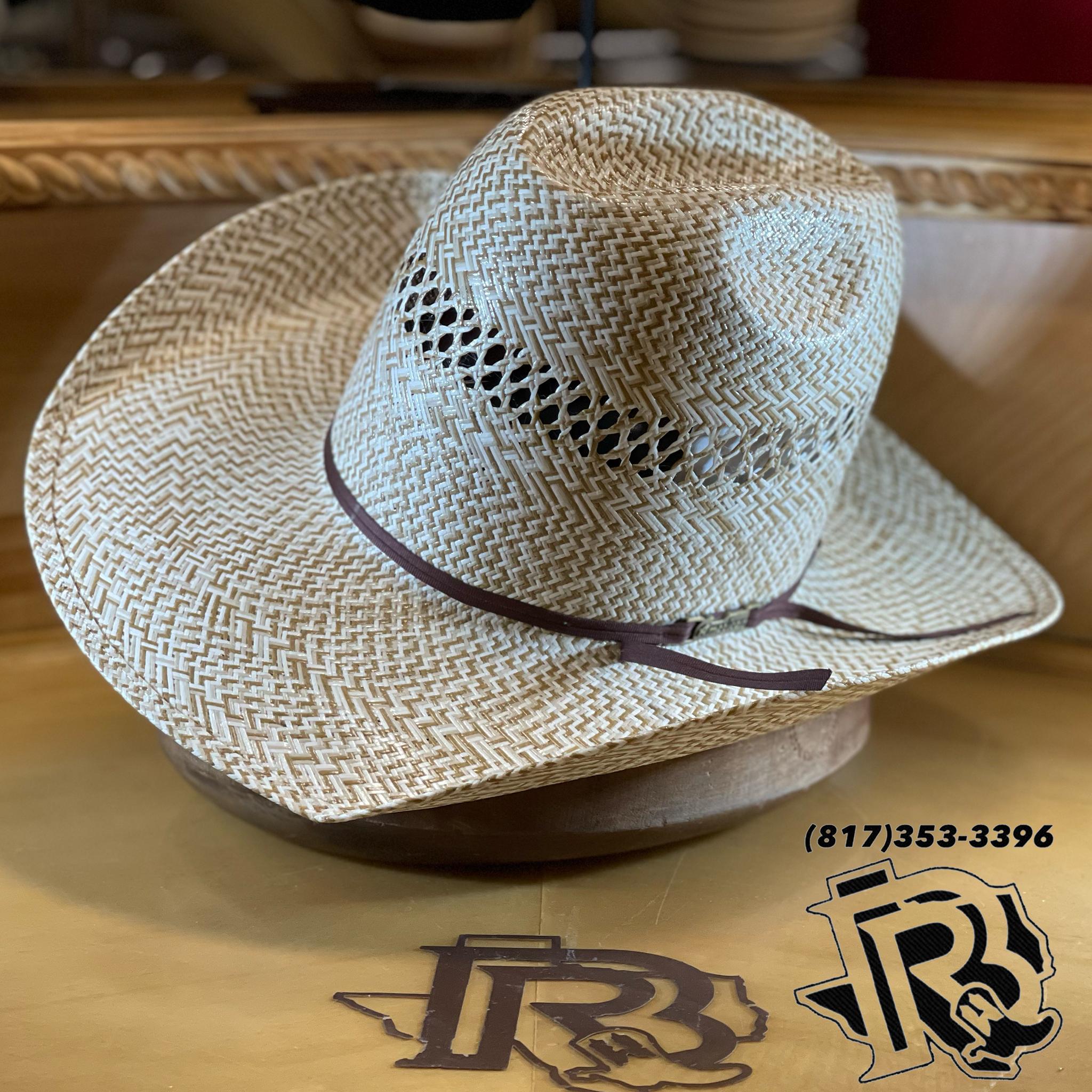 6520 “ TALL CROWN  AMERICAN HAT COWBOY STRAW HAT – Botas Rojero