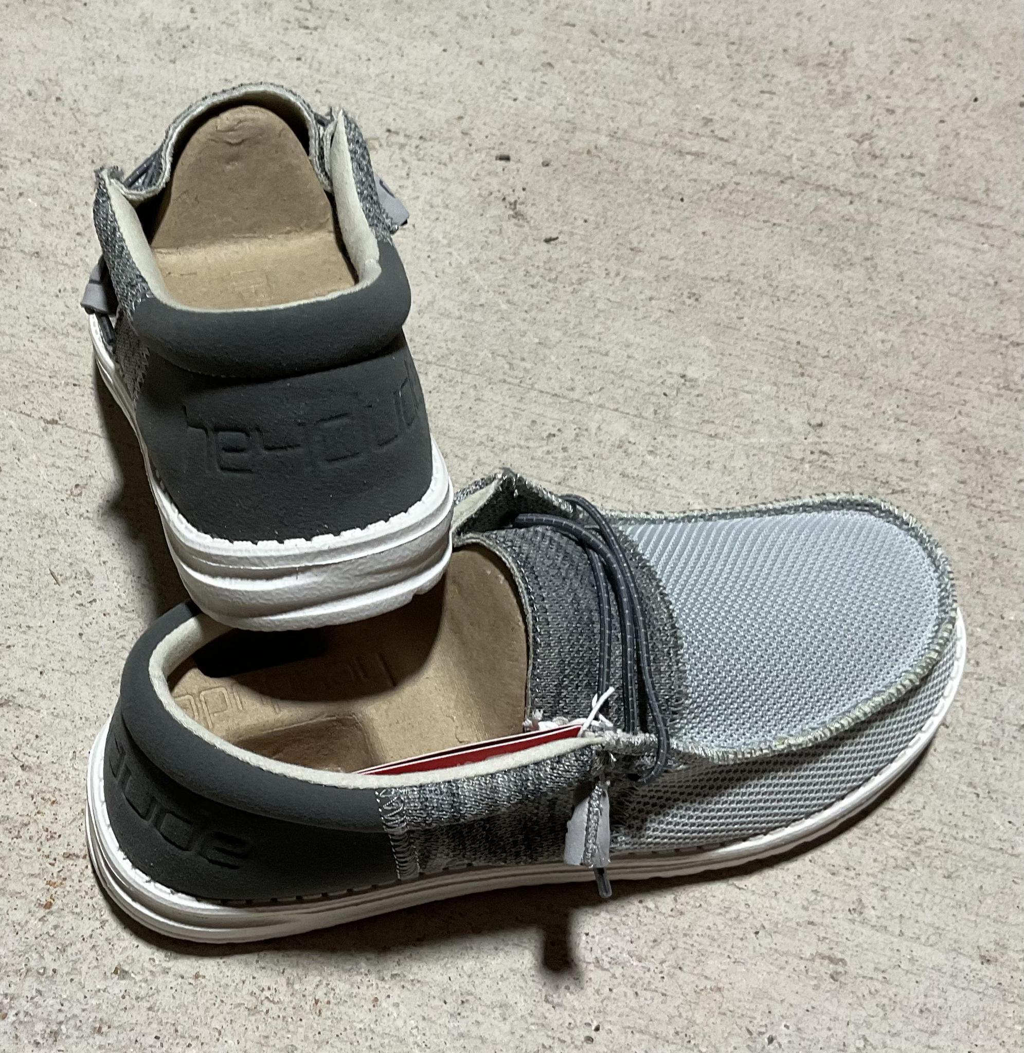 MENS HEY DUDE WALLY SOX FUNK SLATE | 110354315